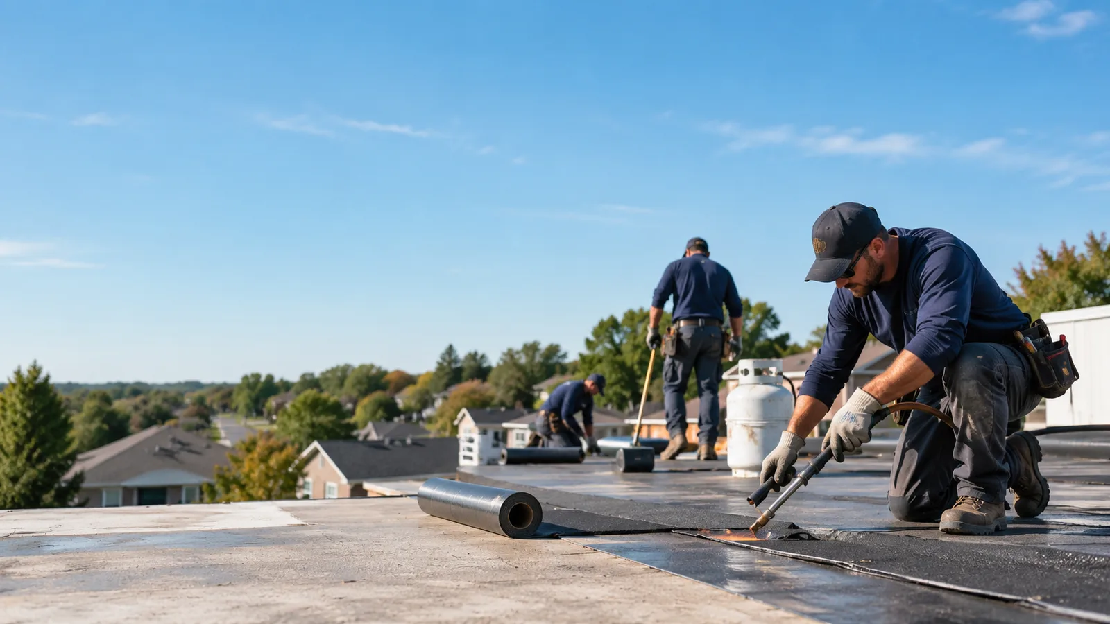 Flat Roof Leak Repair providers in Downs, IL